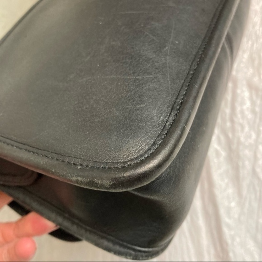Coach 9061 vintage black leather rambler bag - Picture 9 of 16